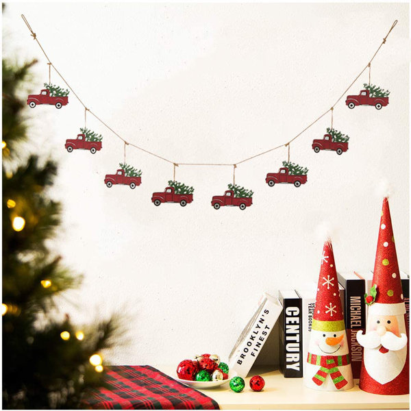 The Holiday Aisle® 5.9' Metal Truck Garland & Reviews | Wayfair